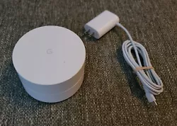 Google AC-1304 WiFi Point Router With Power Cord.  VERY GOOD 👍 USED SMOKE FREE COSMETIC CONDITION!   CLEANED &...