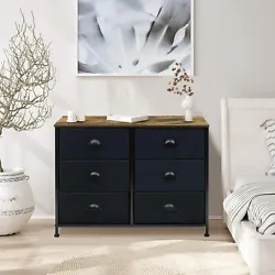 Give your household essentials a cozy landing spot with the Sorbus 6-Drawer Dresser. This beautiful chest features a...