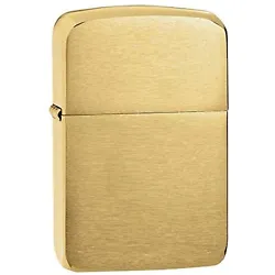 Get fired up with this genuine Zippo windproof lighter. These qualities make these lighters a great gift or collectors...