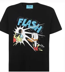 Original Gucci x Disney Donald Duck FLASH T-Shirt Black L