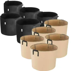 You can protect your plant by simply using iPower planting grow pots. Sturdy material: Made of 300g thickened nonwoven...