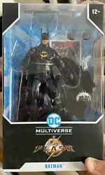 New and sealed, as shown.DC Multiverse Batman (Michael Keaton) by McFarlane - from the Flash movie. In hand, ready to...