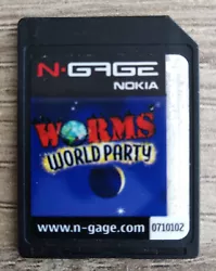 Nokia N-Gage - Worms World Party, sans boîte et sans notice.