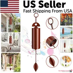 Wherever you hang this wind bell, it will fill the area with peace and tranquility. When the wind blows, the deep...