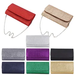 This high quality small evening clutch is both simple and stylish. Fully lined with magnetic-flap closure and inner...