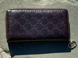 The inside leather is embossed 