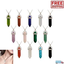 1 Pendant of Your Choice With Chain. Material: Alloy & Stone.