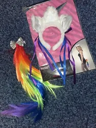 spirit Halloween unicorn costume set Womens. Tail and headband only Thanks for looking