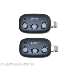 Quantity 2 (Two) LINEAR MCT-3 3 Channel Remote Transmitters LINEAR MCT-3 3 Channel Transmitters. Compatible with Linear...