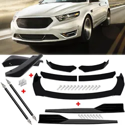 [Universal Front Bumper Lip] This front bumper lip splitter is fit for most models with front bumper size...