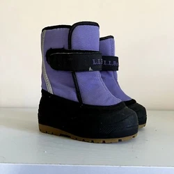 LL Bean Northwoods Winter Snow Boots. Size: 6 Toddler. Insulated & Waterproof, Hook & look gusset closure and adjust.