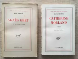 Agnès Grey - Anne Bronté / 1949 / 250 pages. - Catherine Morland - Jane Austen / 1946 / 253 pages. NRF Gallimard...