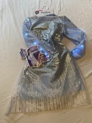 Disney Frozen 2 Elsa Dark Sea Dress With Sounds And Motion Lights Size 4-6x New with TagsWill ship USPS day after sold....