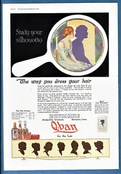 Large original 1919 magazine ad. Light handling; very good condition.