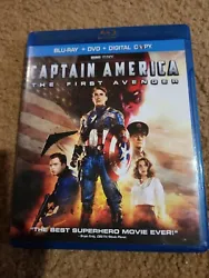 Captain America: The First Avenger (Blu-ray/DVD, 2011, 2-Disc Set, Includes....