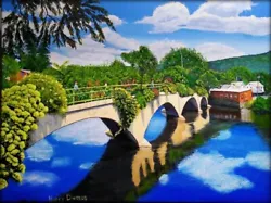 This painting is not just a beautiful work of art but also a tribute to the stunning natural beauty of the Shelburne...