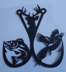 Hunting And Fishing Decal Outdoor Deer.  5