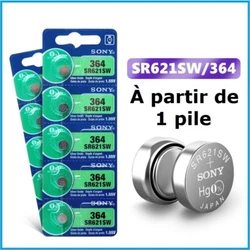 Modèle pile : SR621SW. Envoi rapide 24H. Capacité : 19 mAh.