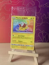 Carte Pokemon Pikachu de Sacha Collector Film SM108 Promo NEUF Sous Scellé.