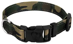 These collars are constructed using strong polyester webbing, durable plastic buckles, heavy-duty wide-mouthed...