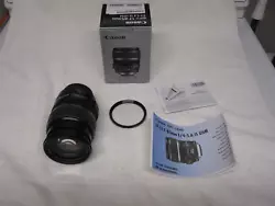 This is for a pre-owned Canon EF-S 17-85mm f/4-5.6 Image Stabilized USM SLR Lens for EOS Digital SLRs sold AS IS...