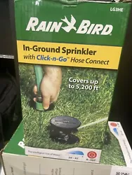 Rain Bird In-Ground Impact Sprinkler Click-N-Go Hose Connect Watering System.