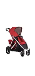 phil&teds Vibe Red/Black Jogger Double Seat Stroller. Condition is 
