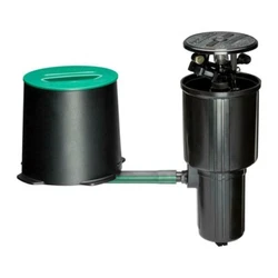 This professional grade popup sprinkler installs flush with the ground, anywhere in your yard. Installs in a Single...