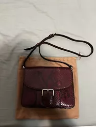 100% authentic burberry bag, in great pre owned condition. Crafted from exotic precious Python leather, with calf skin...