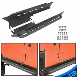 For 97-06 Jeep Wrangler TJ. 1 x Pair Rock Slider Rocker Guard Nerf Bar. (USA only,Does NOT include Hawaii，Alaska or...