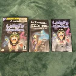 Luigis Mansion Nintendo GameCube case and manual only!! (No game).