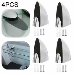 Quantity: 4pcs. Rubber pads for anti-collision and buffer function. Installed on your bathroom or kitchen to hold the...