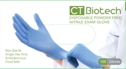 Disposable Powder Free Nitrile Exam Gloves. Type: Nitrile, exam, blue, powder-free, latex-free, disposable. Why should...