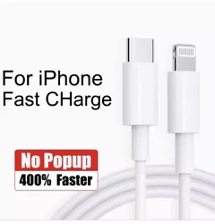 Chargeur Cable USB?C+ Adaptateur 20W Rapide Pour iPhone 13/12/11/XR/Xs/Max/8/7.