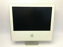 Broken, Apple, iMac model A1058, desktop, all-in-one, computer, stand, for parts or repair only. This item shows...