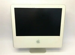 Broken, Apple, iMac model A1058, desktop, all-in-one, computer, stand, for parts or repair only. This item shows...