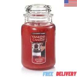 This modern blend of sweet orange, clove, ginger and cinnamon is a fresh take on pantry favorites. Yankee Candle Large...