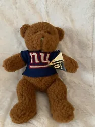 New York Giants 4.0 Point 10” teddy bear. Pre own with tag