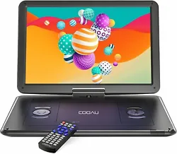 💿【Smart Format Compatibility】 The 17.9 portable DVD player supports reading discs from all regions. Direct play...