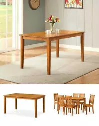 This Solid Wood Dining Table can comfortably seat six people and is easy to assemble. Add to Favorite.