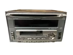 Pioneer Double Din car stereo cassette/CD FH-P4100 Untested. Unit comes as shown, it has not been tested.