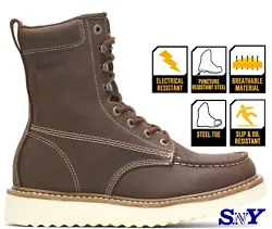 • ASTM F2413-18 M I/75 C/75 EH (for steel toe model). Goodyear Welt construction allows these boots to be resoled so...