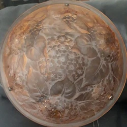 Vasque art Deco A Decor Dhortensia.  Tres bon état   Diamètre 35 cm