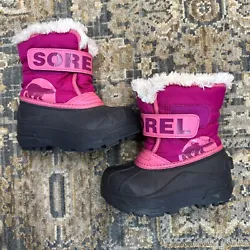 Toddler boots in good shape. Used one season. See measurements in photos. For reference these were used by a three year...