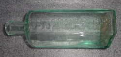 Seamless neck with hand tooled lip rim. Very fine condition. Tiny flake to rim edge.
