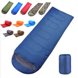 Easy to roll up into the compressing sack. The sleeping bag can be unzipped and opened flat for use as a blanket....