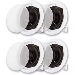 Acoustic Audio by Goldwood R191 Flush Mount In Ceiling 4 Speaker Set. Acoustic Audio. Theater Solutions. Overall...