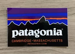 Authentic Patagonia Cambridge Massachusetts sticker! Sticker is exclusive to the Patagonia Cambridge Massachusetts...