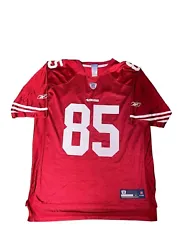 Vernon Davis 85 San Francisco 49ers XL NFL Jersey Reebok