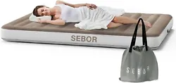 Sebor air matress, brand new, travel friendly! beige and white coloring..